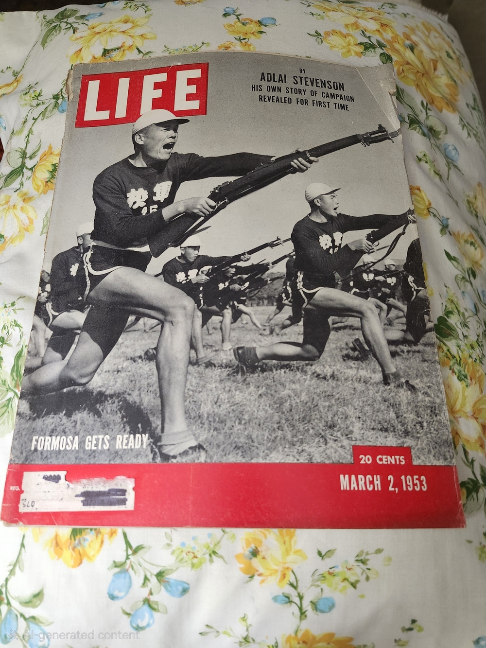 Vintage LIFE Magazine March 2, 1953-Cover Story Titled "Formosa Gets Ready"